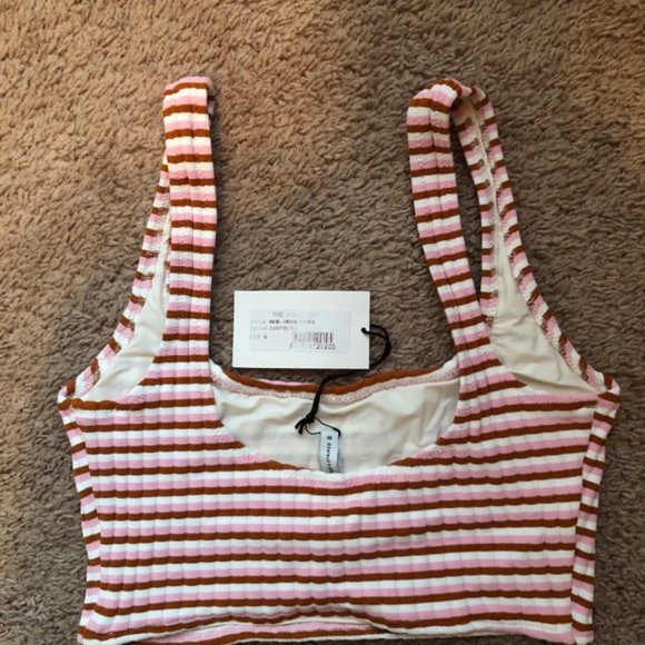 Madewell | NWT Solid & Striped Jamie Bikini Top - Picture 6 of 8